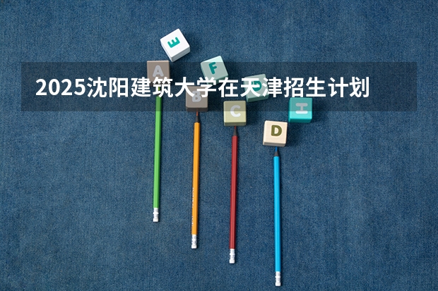 2025沈阳建筑大学在天津招生计划