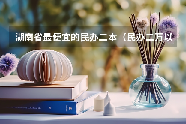 湖南省最便宜的民办二本（民办二万以内的二本院校）