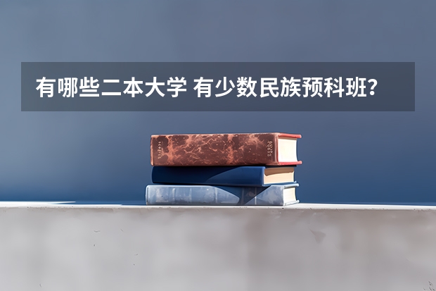 有哪些二本大学 有少数民族预科班？