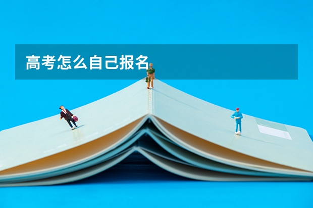 高考怎么自己报名