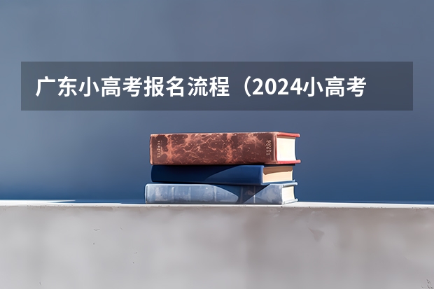 广东小高考报名流程（2024小高考报名时间）