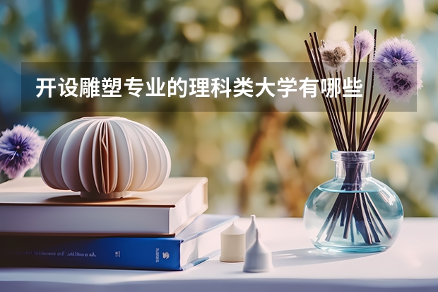 开设雕塑专业的理科类大学有哪些