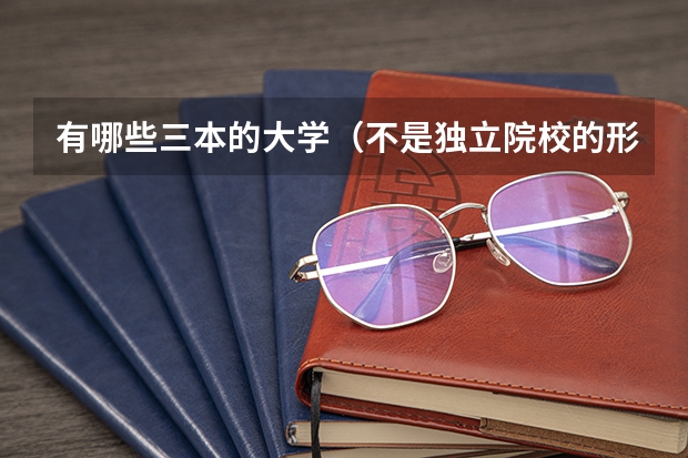 有哪些三本的大学(不是独立院校的形式)