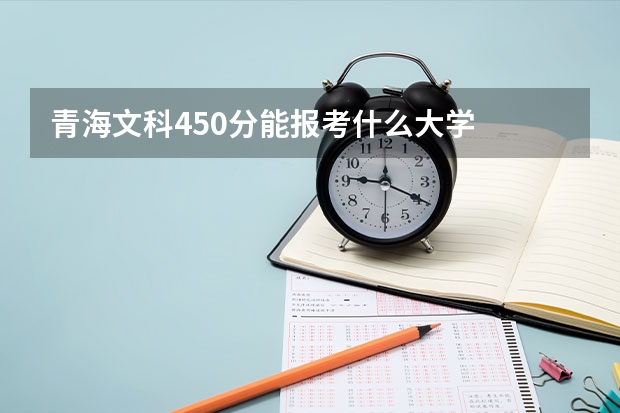 青海文科450分能报考什么大学