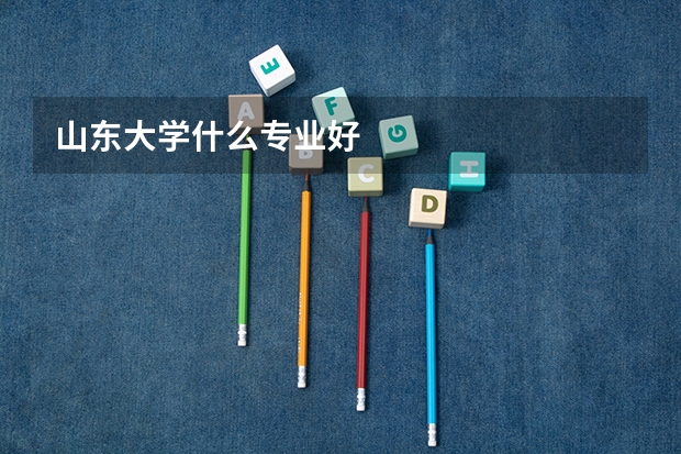 山东大学什么专业好