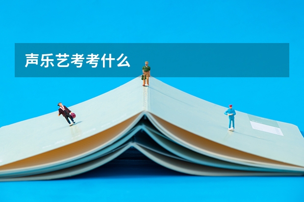 声乐艺考考什么