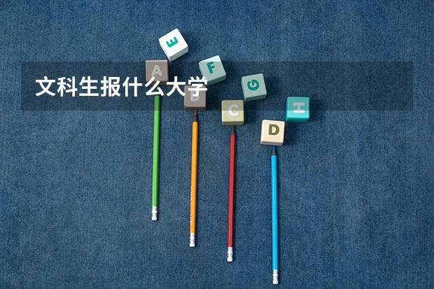 文科生报什么大学