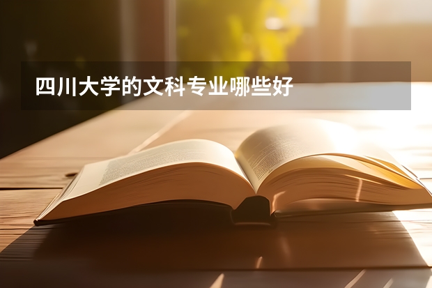 四川大学的文科专业哪些好