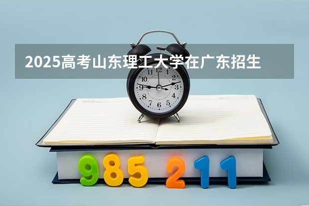 2025高考山东理工大学在广东招生计划